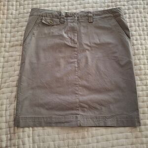 Nicole Miller Original Khaki Mini-Skirt